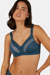 Triumph Padded Non Wired Full Coverage Super Support Bra - Secret Lagoon — thumbnail 1